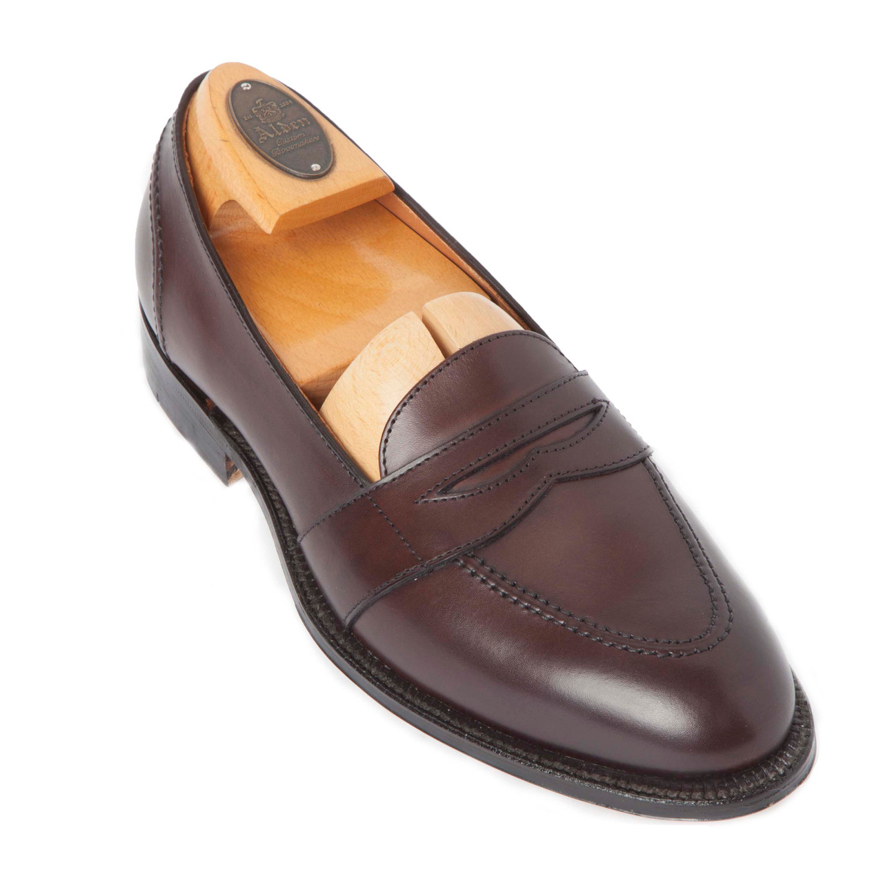 Alden 686- Dark Brown loafer| PelleLine.com