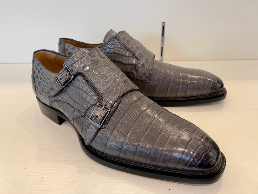 Men's Crocodile Leather Causal Shoes