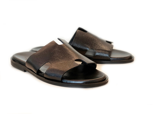 Mens Designer Sandals for occasion and Wedding @shahilibasethnic | Groom  shoes, Indian shoes, Brown leather sandals