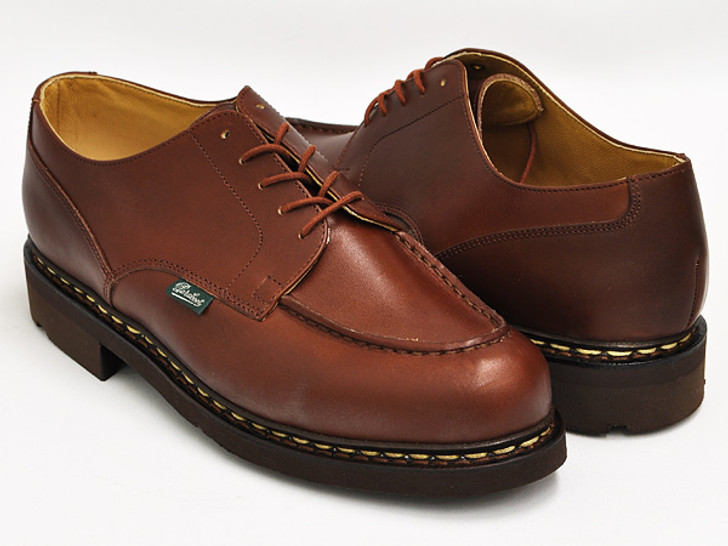 Paraboot Chambord Leather Lace Up Marron