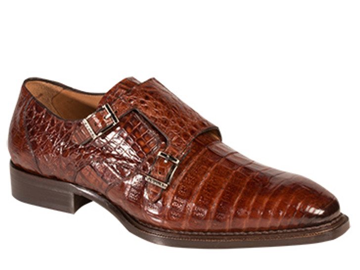 Mezlan Prague Doule Monk Strap Crocodile Sport