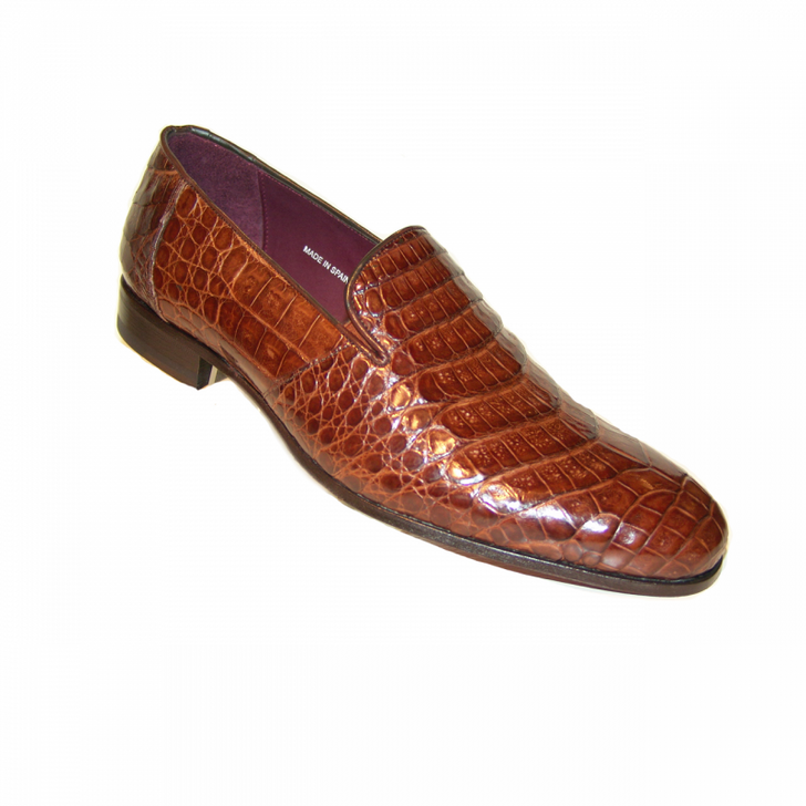 Pelle Line Exclusive Mezlan Calvino Alligator Plain Loafer Sport