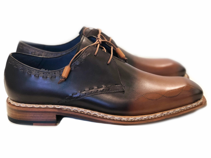 Pelleline Exclusive Mezlan  Brown and camel lace up