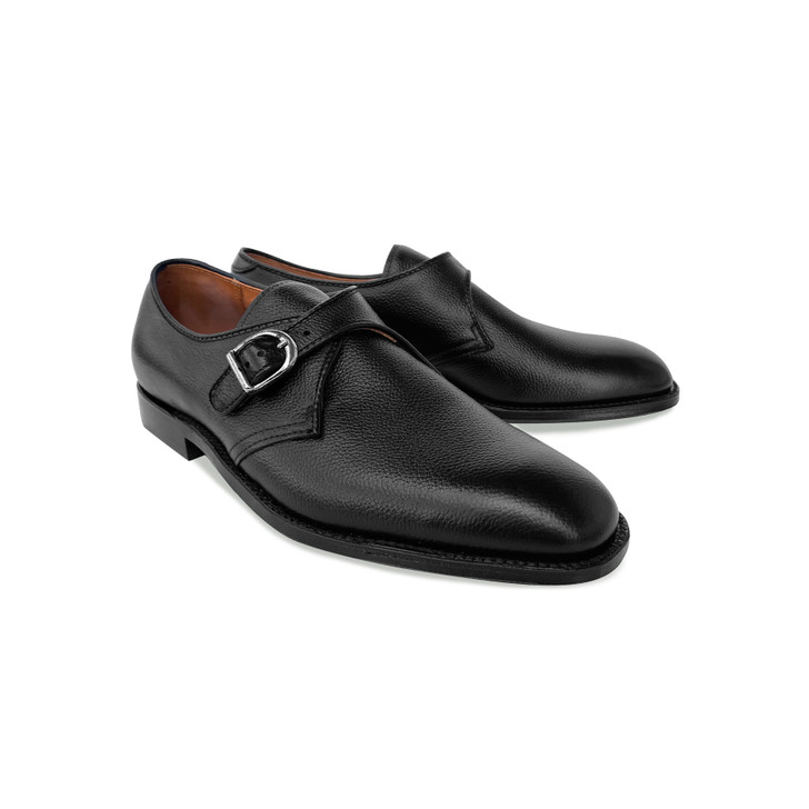 Alden D9416 Scotch Grain Monk Strap- Black