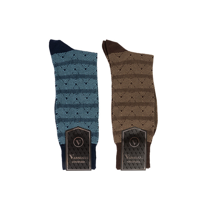 Vannucci Italian Fabric Socks V248