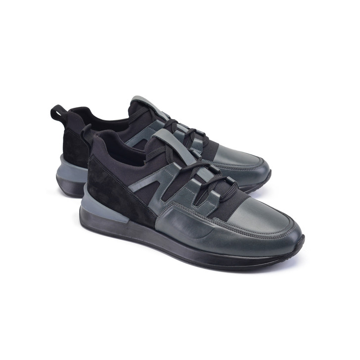  Pelle Line - Glenn Leather sneaker- Grey