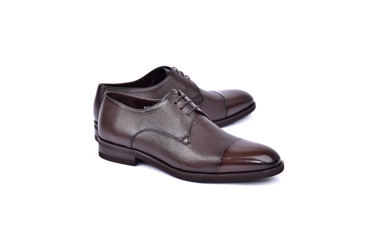 Corrente 6793 Cap toe Deer skin- Brown