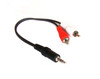 3.5mm Stereo Male to 2-RCA Stereo Male Adapter Cable