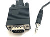 Super VGA HD 15 With 3.5mm Stereo Audio M/M Cable