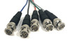 6ft VGA/SVGA HD15 Male to (5) BNC Cable