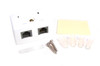 2-Port Cat5E Surface Mount Box