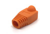 Cat6 Snagless Cable Boot (Orange, 10 pack)