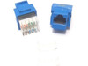 Cat5E RJ45 Keystone Jack (Blue)