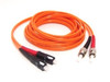 5m ST/SC Multimode Duplex 62.5/125 Fiber Optic Cable