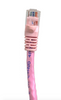 7ft Cat6 Molded Snagless RJ45 UTP Networking Patch Cable (Pink)