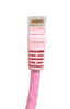 7ft Cat6 Molded Snagless RJ45 UTP Networking Patch Cable (Pink)