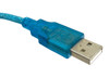 6 Feet USB 2.0 USB- A to USB-B M/M Cable (Blueberry)