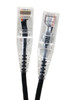 Ultra Slim CAT6 Patch Cable (28AWG), Black, Snag-less RJ45 Ethernet Network Cable