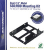 Dual 2.5" Metal HDD/SSD Mounting Bracket Kit