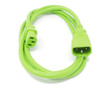 6 Feet AC Power Extension Cord 18AWG (C13 to C14) (Green)