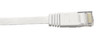 100 Feet Cat6 UTP RJ45 Flat Patch 30AWG Cable (White)