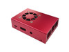 Aluminum Raspberry Pi 3 Model B/B+ Case with Fan, Red