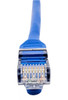 1 Foot CAT 7 SFTP Double Shielded RJ45 Snagless Ethernet 26AWG Cable, Blue- 5 Pack