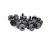 20- Pack 6#-32x5 M3.5 PC Computer Case Thumb Screws- Black