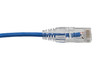 CAT 6A Ultra Slim Patch 28AWG Cable -Blue