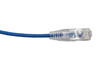 CAT 6A Ultra Slim Patch 28AWG Cable -Blue
