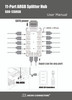 11-Port ARGB Splitter Hub for Fan and Light