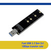 M.2 NVMe & SATA SSD to USB 3.2 Gen 2x1 Type-A Adapter (NVME-S32USBA)