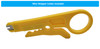 CAT6A Unshielded Punch Down Keystone Jack with Tool (Blue, 10 Pack)