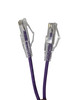 Cat6A Ultra Slim Patch (28AWG) Cable (Purple)