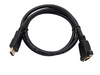 HDMI Panel Mount Type Extension (28AWG) Cable With Ethernet