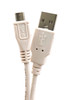 3 Feet USB 2.0 USB-A to Micro B M/M Cable (White)