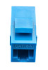 Cat6A RJ45 Keystone Inline Coupler – Female to Female 10-Pack