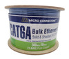 1000 FT CAT 6A Solid & Shielded (F/UTP) CMR Riser Bulk Ethernet Cable (Blue) With 20 pcs of Shielded Modular Connectors
