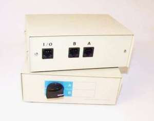 RJ45 Manual Switch Box 2 Way 8 Wire - Micro Connectors, Inc.