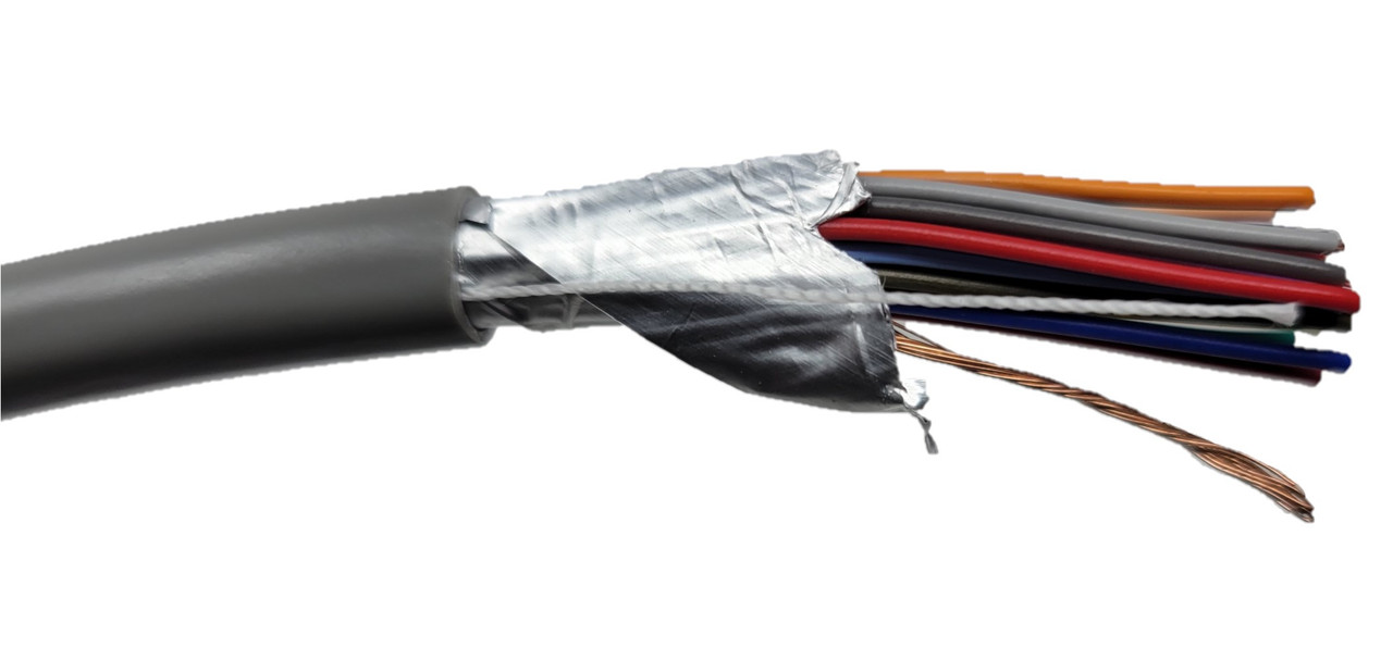 50 Feet 25-Conductor (24AWG) Stranded-Shielded Bulk Cable