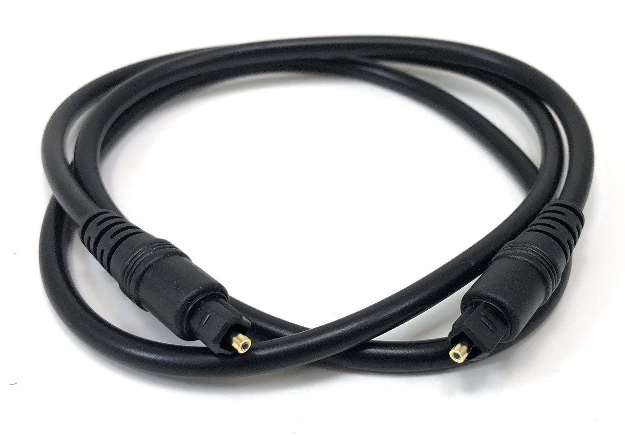 Molded TOSLINK Digital Optical Audio Cable