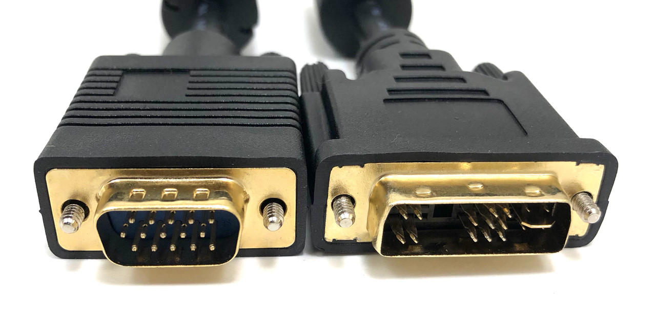 C2G Cavo Adattatore DVI-A Maschio A VGA HD15 Maschio - 2 Metri - Analogico - Nero - Collegamento PC A Monitor, Proiettori E HDTV