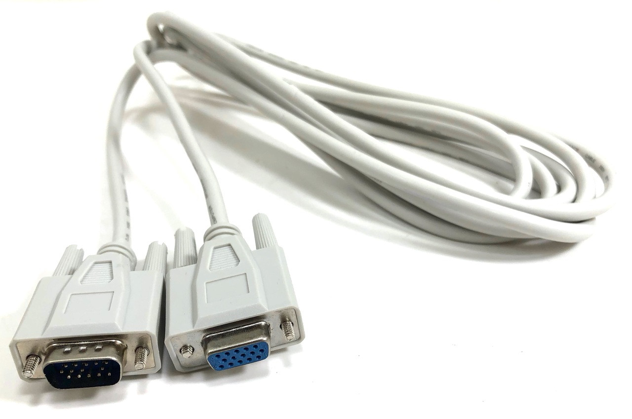 10 ft Standard VGA HD15 M/F Cable