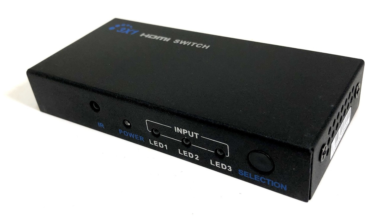 3 X 1 3D HDMI Switch with Remote