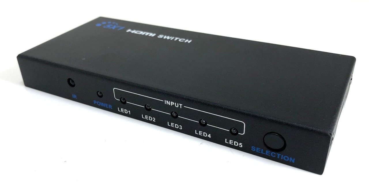 5 X 1 3D HDMI Switch with Remote 