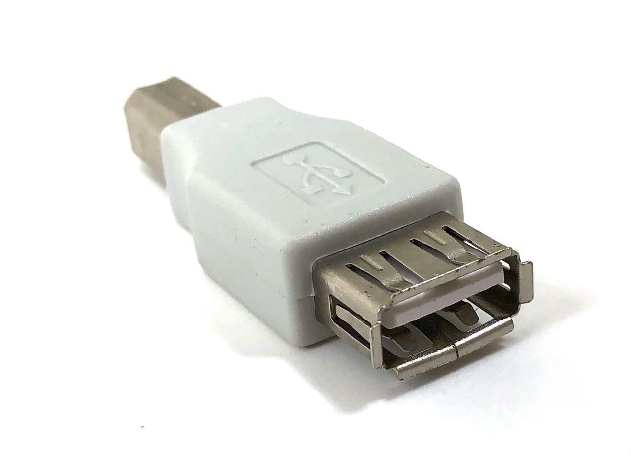 USB 2.0 A Type Female to B Type Male