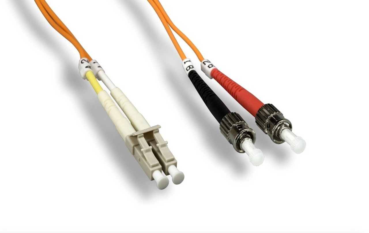 OM2 LC / ST 50/125 Duplex Multi-Mode Fiber Cable