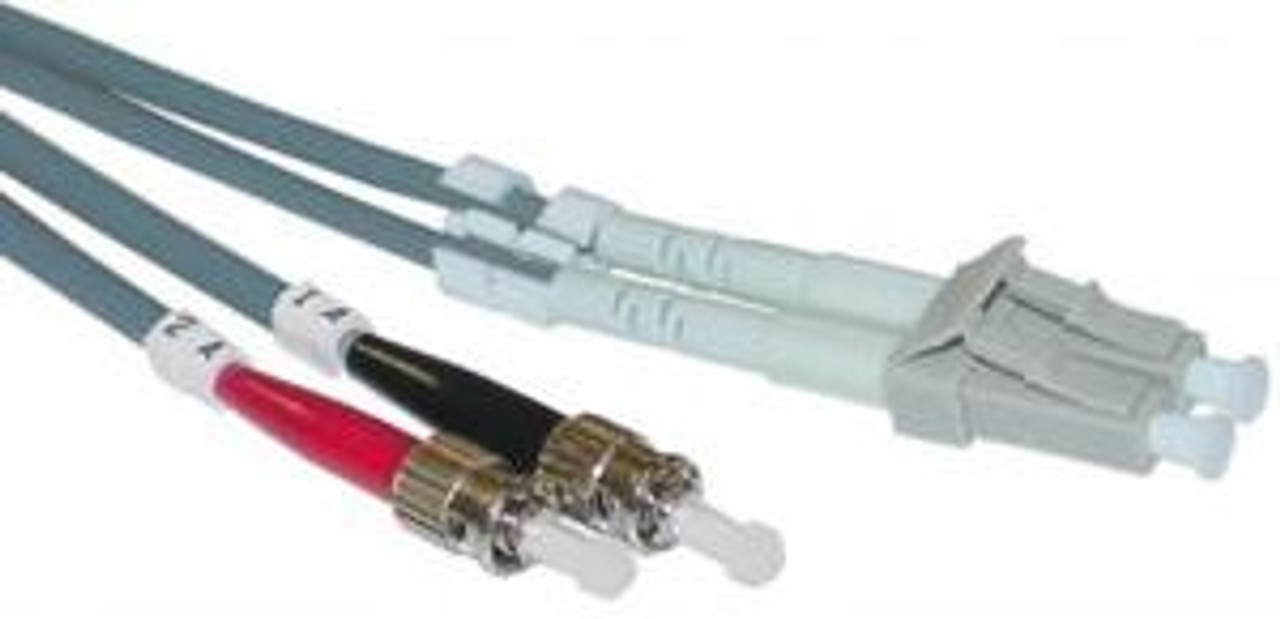 1m LC/ST Multimode Duplex 50/125 Fiber Optic Cable