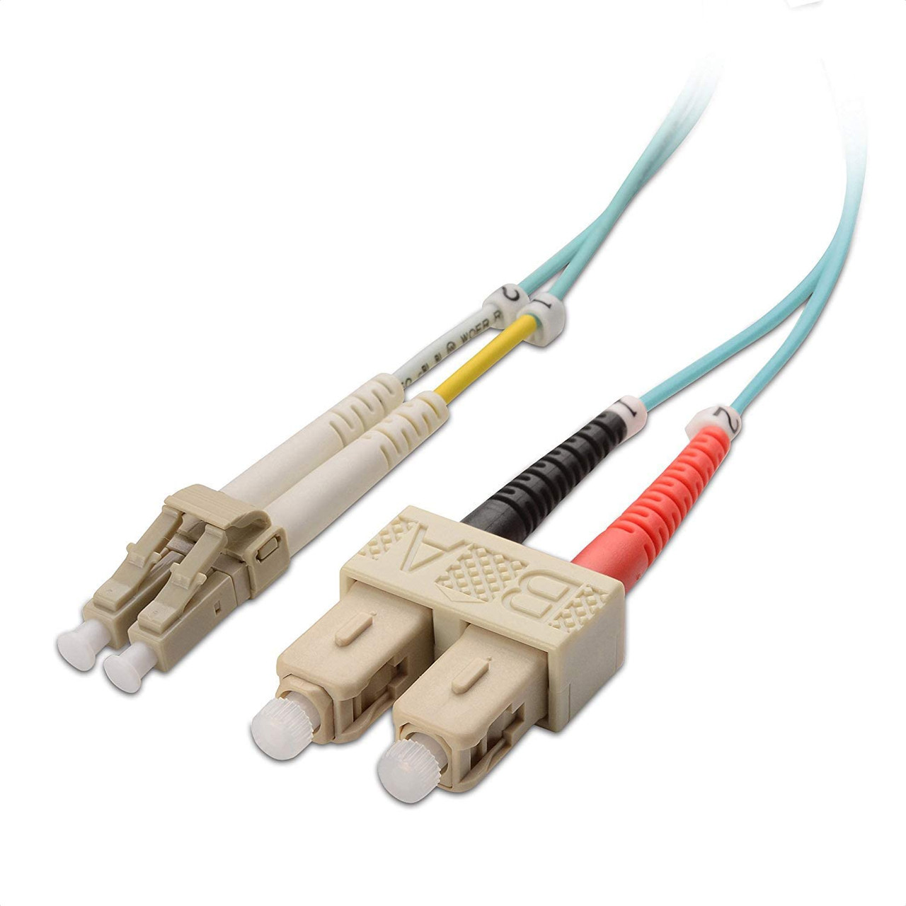 5 Meter LC/SC 10Gb Multimode Duplex 50/125 OM3 Fiber Optic Cable