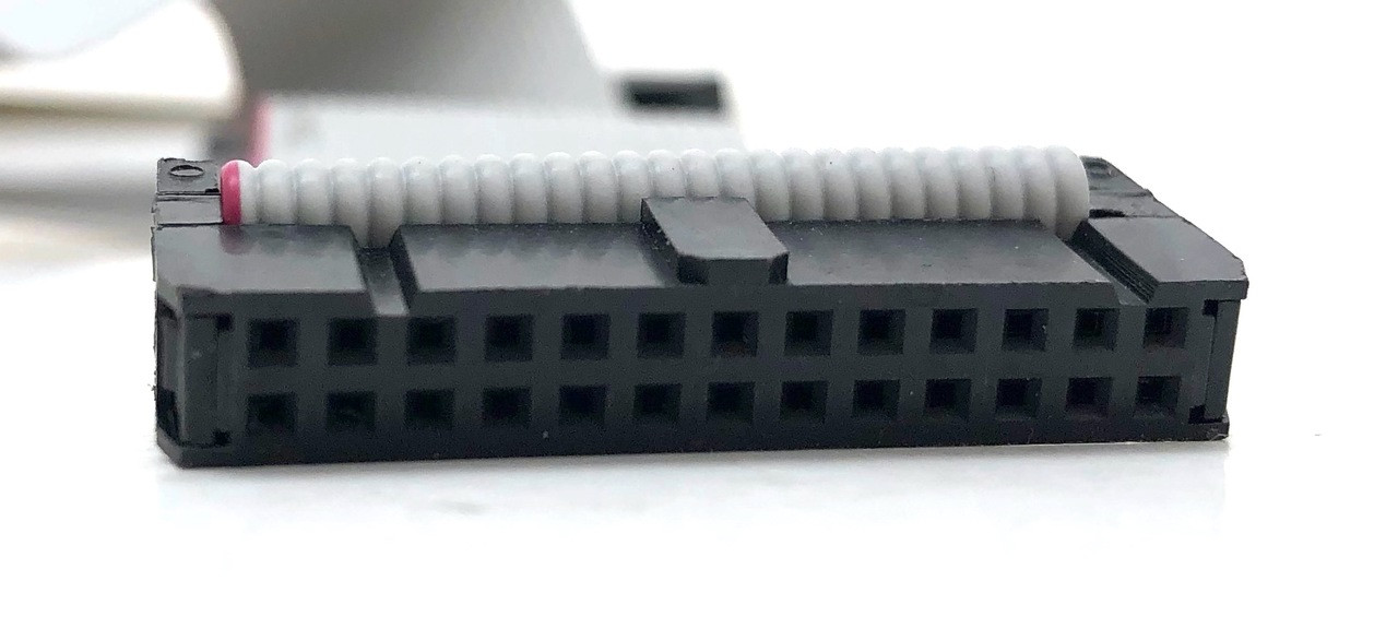 12in Parallel Flat Cable (DB25F to IDC26) - Micro Connectors, Inc.